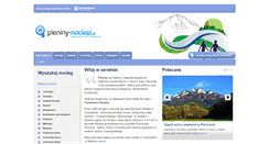 Desktop Screenshot of pieniny-noclegi.pl